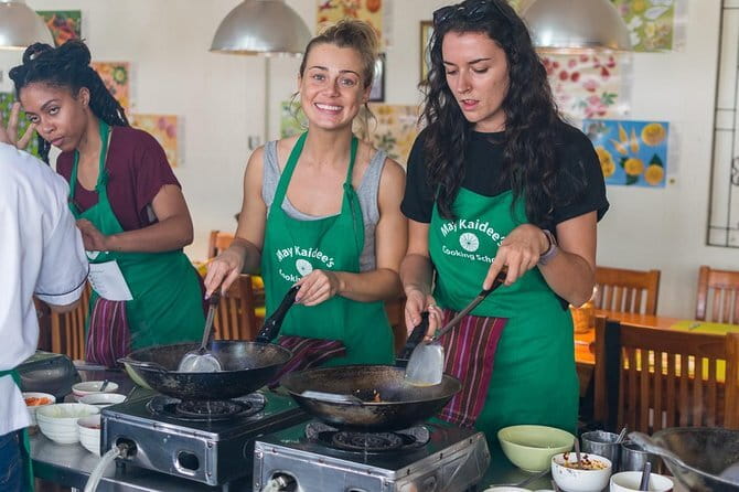 Customizable Thai Cooking Class with Onnuch Market in Bangkok - Booking details, cancellation, and practical tips