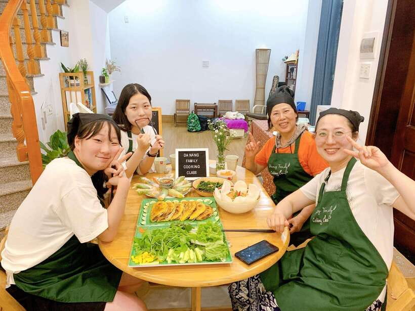 Da Nang Family Cooking Class - with Local Family in Da Nang - Making bánh xèo, the class centerpiece