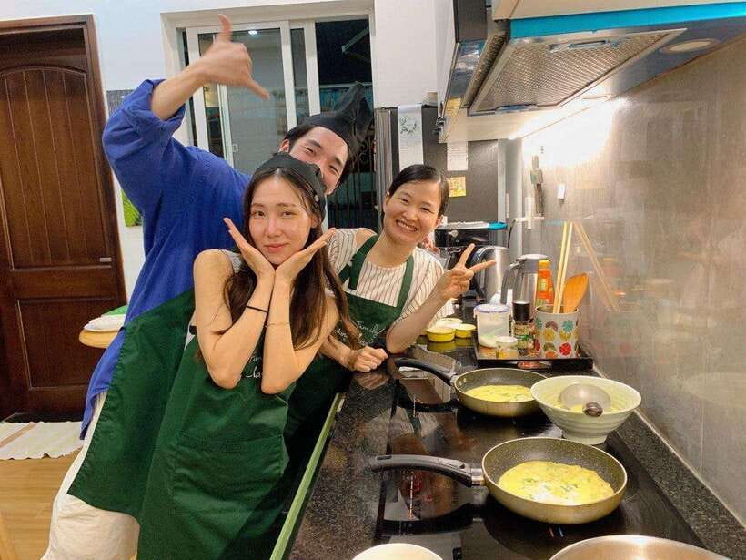 Da Nang Family Cooking Class - with Local Family in Da Nang - Rolls, morning glory, and fruit salad on Menu I