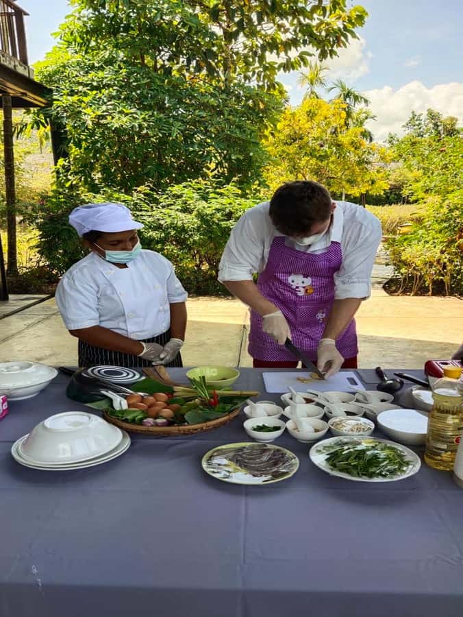 Dinner from cooking class & enjoy local night market - Four Thai dishes, one useful cooking lesson