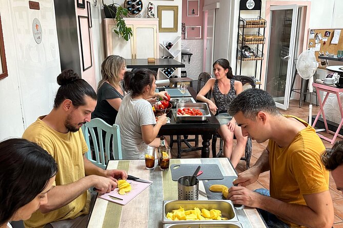 Evening Spanish Tapas Cooking Class with Live Guitar Music - Secreto toast and the sweet savory Elche dates