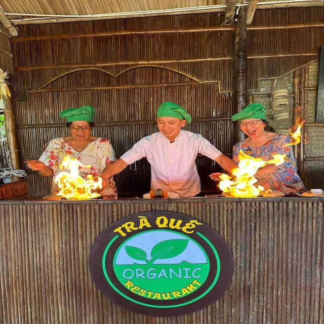 Farming - Local Market - Cooking Class In Tra Que Vegetable - Eating what you prepared