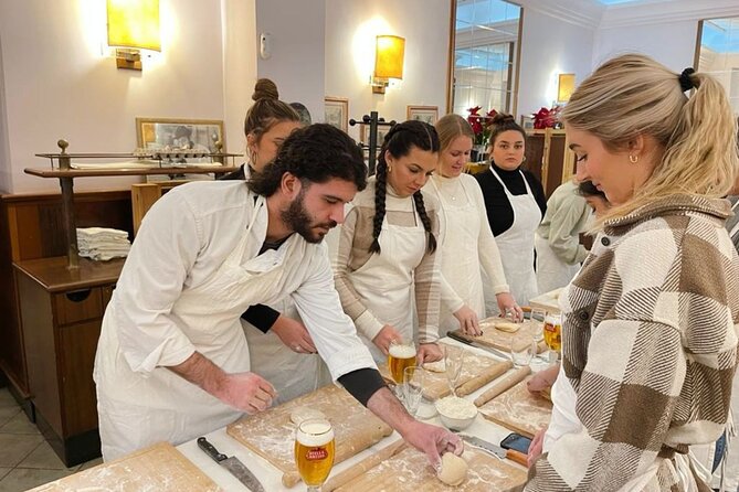 Fettuccine Pasta Cooking Class in Rome City Center - Making pasta beside Piazza Navona
