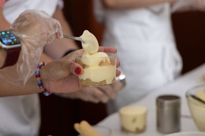 Fettuccine Ravioli and Tiramisu Cooking Class in Rome - Preparing tiramisu from scratch