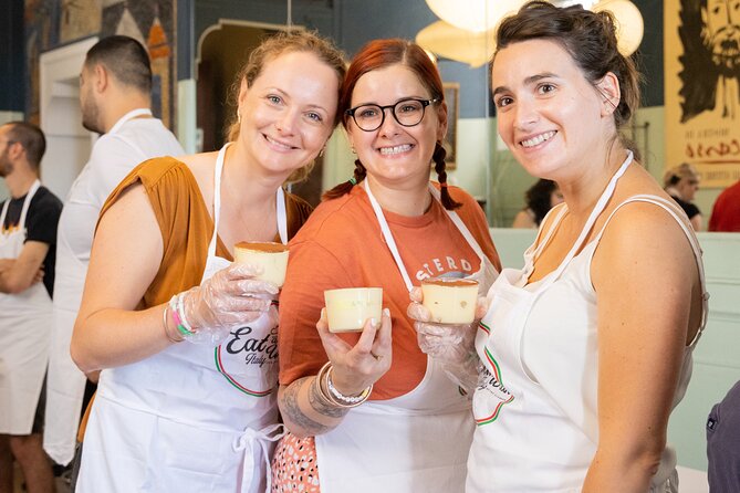 Fettuccine, Ravioli and Tiramisu Pasta Making in Rome - Flour, Eggs, and Two Types of Fresh Pasta