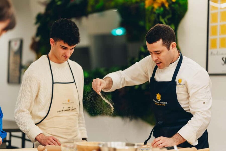 Florence: Art of Pasta Cooking Workshop with Food and Wine - Rolling, cutting, and shaping three kinds of pasta