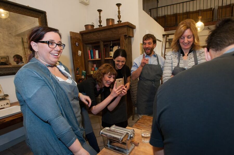 Florence: Authentic Pasta Making Class - A giant family-style lunch with Tuscan wine