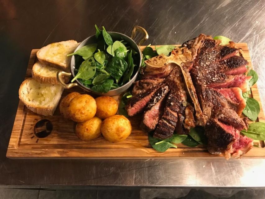 Florence: Florentine Steak Cooking Class with 3-Course Meal - Making fettunta and Tuscan side dishes