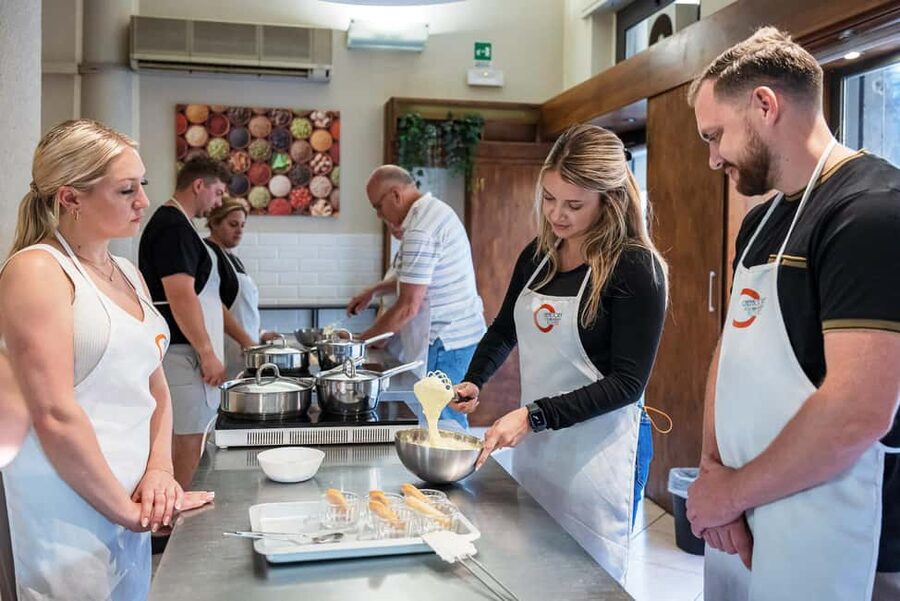 Florence: Handmade Pasta & Dessert Class with Unlimited Wine - Timing, language, and booking details