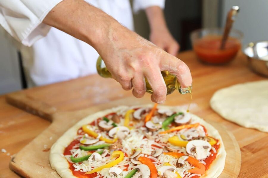 Florence: Traditional Pizza and Gelato Cooking Class + Wine - The Pizza Lesson: Dough, Sauce, and Toppings