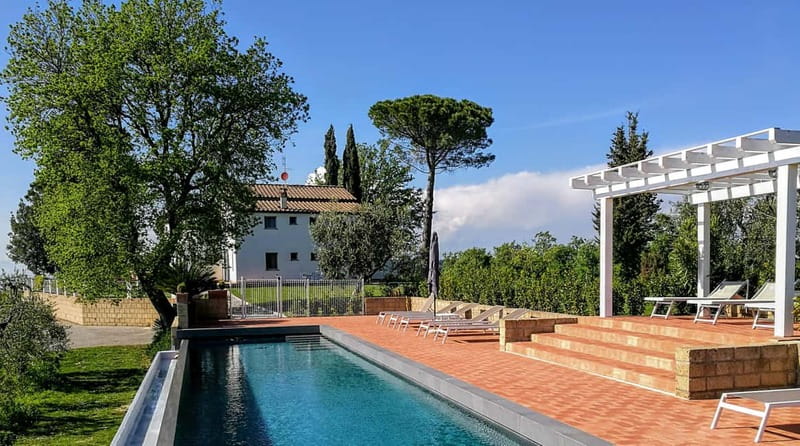 From Florence: Cooking Experience at hilltop farm in Tuscany - A long lunch with wine and olive oil