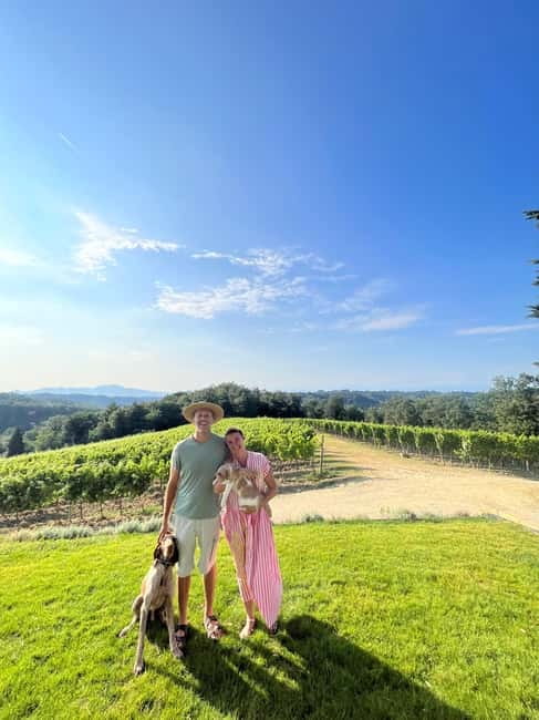 From Florence: Cooking Experience at hilltop farm in Tuscany - Walking the vineyard, olive grove, and gardens