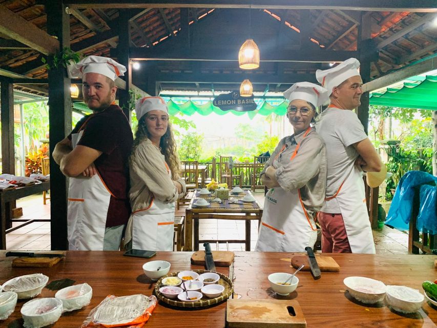 From Hoi An: Cooking Class at Organic Farm - Cooking four Vietnamese dishes with Min