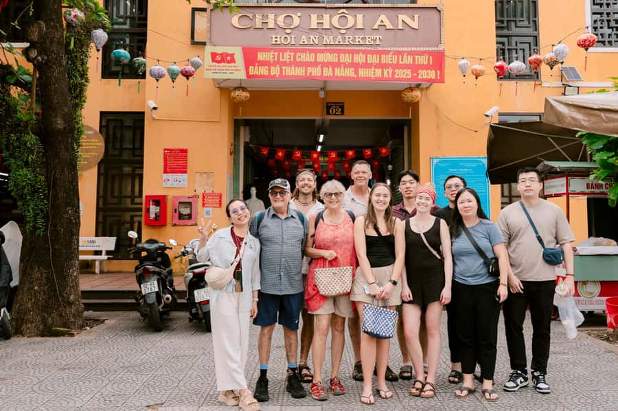 From Hoi An: Market Tour, Basket Boat Ride and Cooking Class - Starting at the Hoi An market
