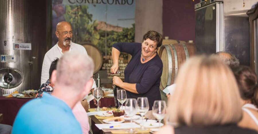 From Sorrento & Naples: Cortecorbo Wine & Cooking Experience - Inside the cantina, from grapes to aging barrels
