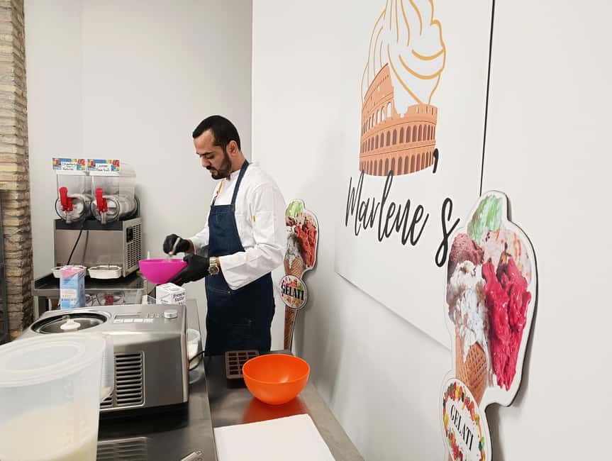 Gelato Cooking Class in Rome - Create & Taste Italian Gelato - Making your own batch from scratch