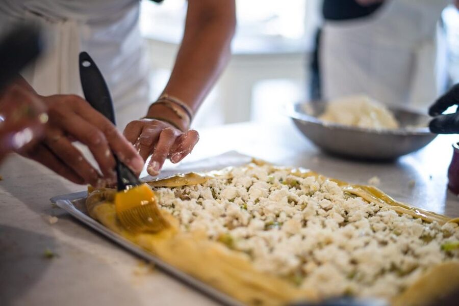 Greek Cooking Class with a Local Chef, Wine, & Meal in Drios - Greek dancing while dinner comes together