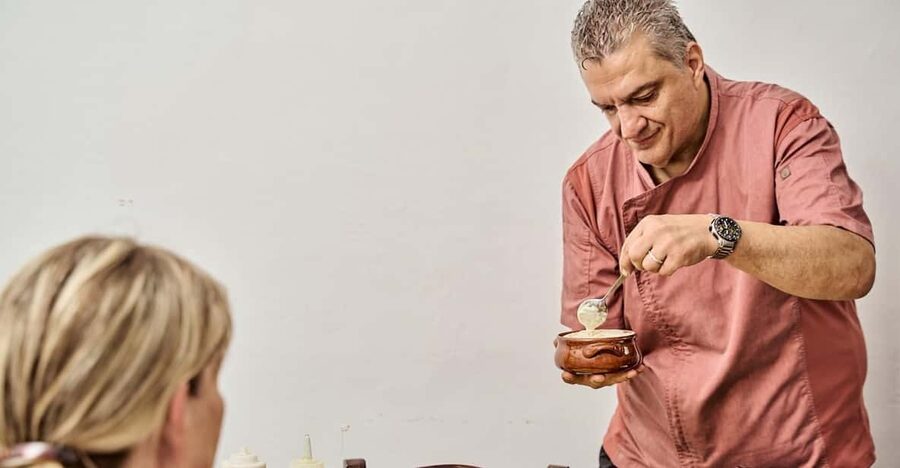 Greek Cuisine Cooking Class in Santorini - The first stage: meeting the chef and preparing to cook