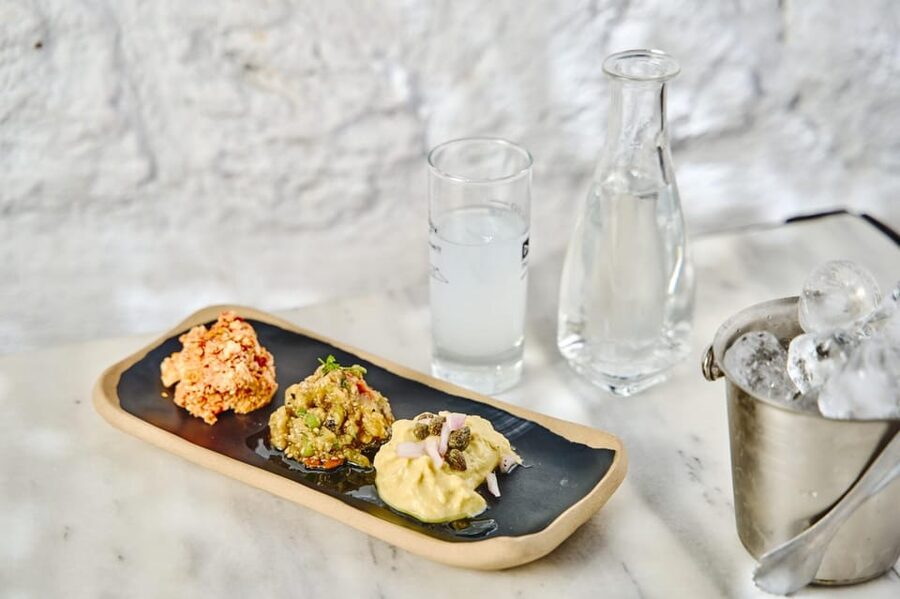 Greek Cuisine Cooking Class in Santorini - Tzatziki, salad, and tomato fritters