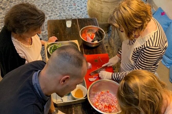 Greek Cuisine Cooking Class in Santorini with Recipes and Wine - What happens during the 3.5-hour class