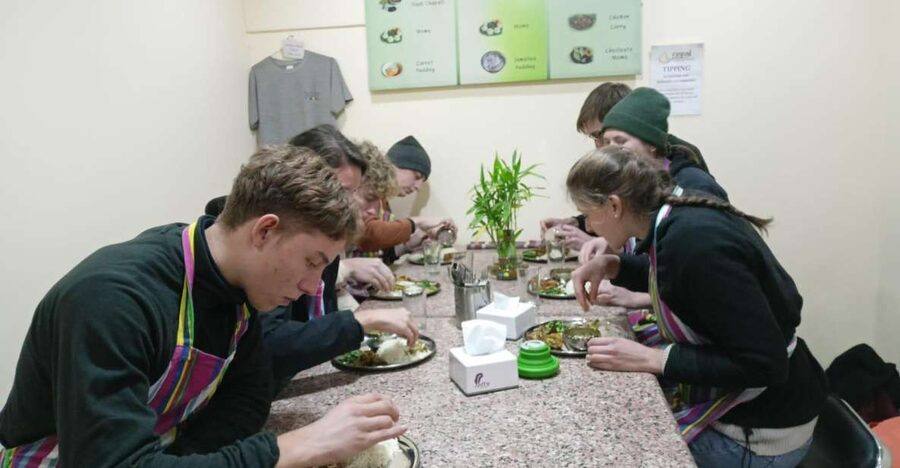 Half Day Cooking Class in Thamel with Local Market Visit - Three menus, four courses, and plenty of control
