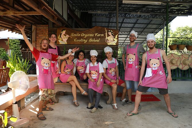 Half-Day Thai Cooking Class at Organic Farm in Chiang Mai - A garden lesson before the burners
