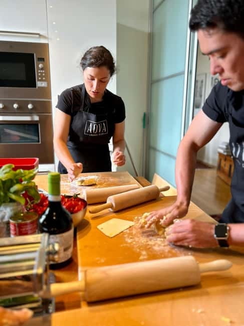 Handmade Pasta & Tiramisu Cooking Class + Stunning Lake View - Homemade sauce and the pleasure of eating your own work