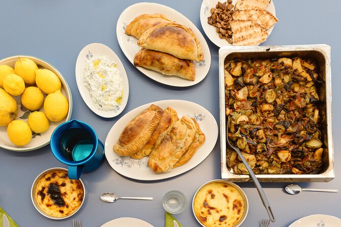 Hands On Greek Cooking Classes in Athens - Eating together with wine and music