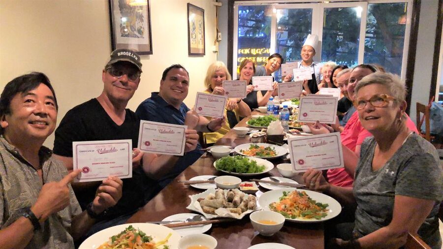 Hanoi: Old Quarter Market Tour and Cooking Class with Meal - Cooking with the host and chef