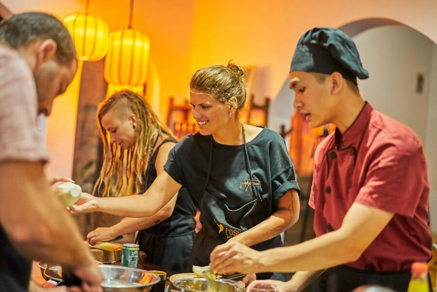 Hanoi’s Culinary: Authentic Cooking Class and Local Market - Eating the food you prepared