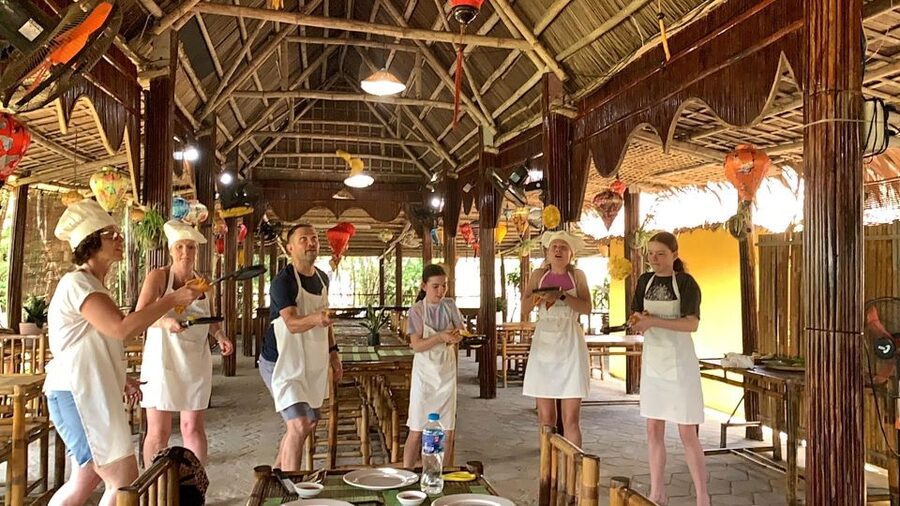 Hoi An: Authentic Cooking class in organic Herb Village - A Family Class With a Personal Feel