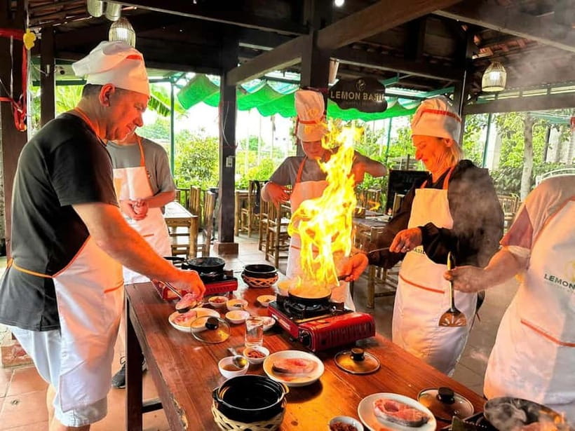 Hoi An: Basket Boat -Cooking Class & My Son Sanctuary Tour - The early market visit sets up lunch