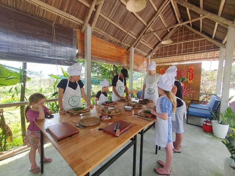 Hoi An Coconut Boat, Lantern Making & Cooking Class Organic - A four-hour taste of daily life around Hoi An