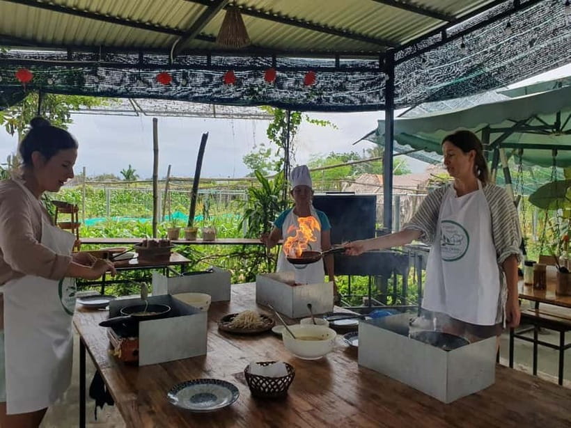 Hoi An Coconut Boat, Lantern Making & Cooking Class Organic - Starting at Thanh Dong Organic Garden