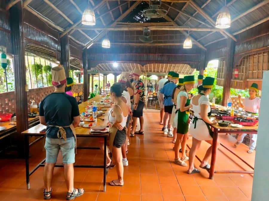 Hoi An: Coconut River Boat Eco - Cooking Class - Market Tour - From the market to Cam Thanh coconut village