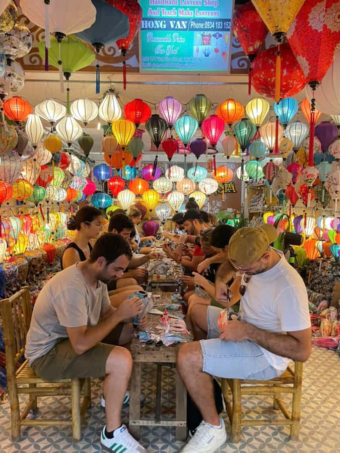 HOI AN Cooking Class and Lantern Workshop - The Nipa Forest and basketboat portion