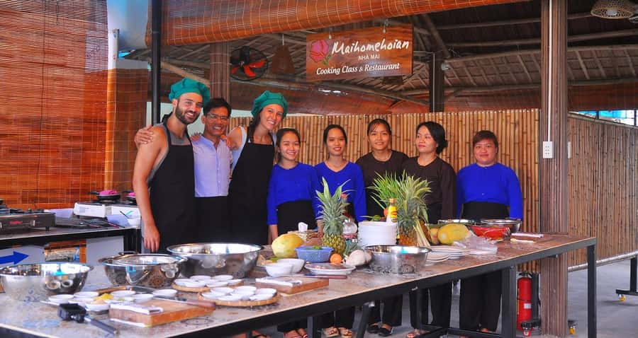 Hoi An Cooking Class With Market and Bamboo Basket Boat Tour - 8 a.m. pickup and the ride into the countryside