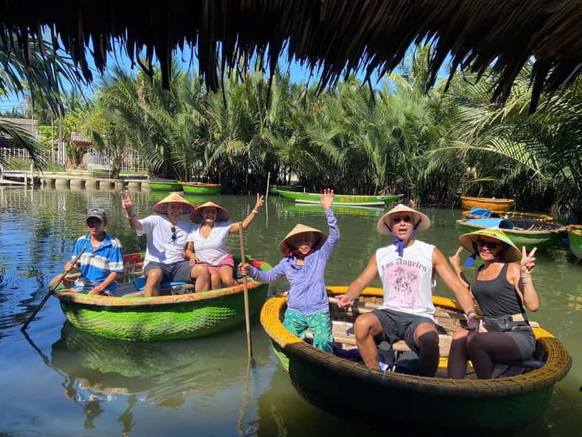 Hoi An: Countryside Biking - Eco Tour &Cooking Class Tra Que - Cam Thanh’s Round Bamboo Boats