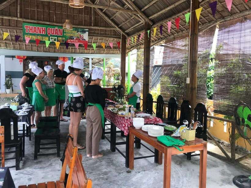 Hoi An :Lantern Making - Cooking Class -Coconut Basket Boat - From Hoi An’s market to the cooking table