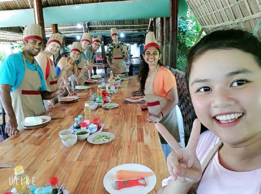 Hoi An : Vegetarian Cooking Class W Bamboo Basket Boat Tour - The meal: you eat what you prepare