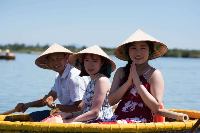 Hoian/Danang: Eco Cooking Class, Cruise Trip, Basket Boat - Basket boats, fishing, and friendly competition