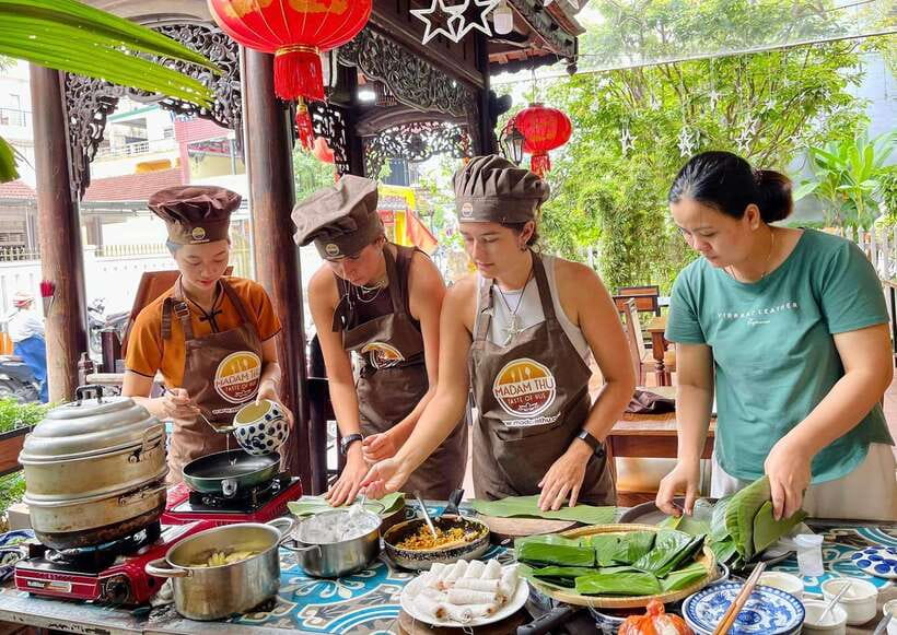 Hue Cooking Class : Best Local Restaurants with Madam Thu - Starting with a cyclo ride through central Hue