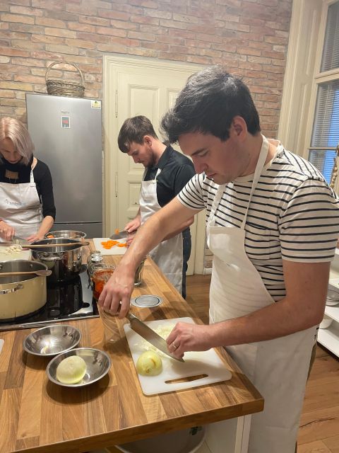 Hungarian Premium Cooking Class with 4-course meal - Preparing a Hungarian soup, main course, and dessert