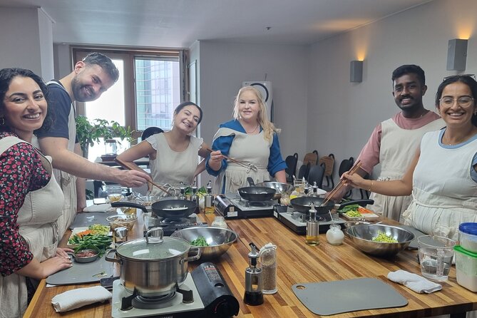 Korean cooking class in Haeundae, Busan - Bibimbap, soup, and Korean pancakes