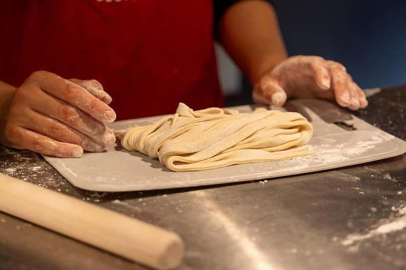 Kyoto Udon & Tempura Cooking Class with Professional Chefs - Turning flour and water into Kyoto-style udon