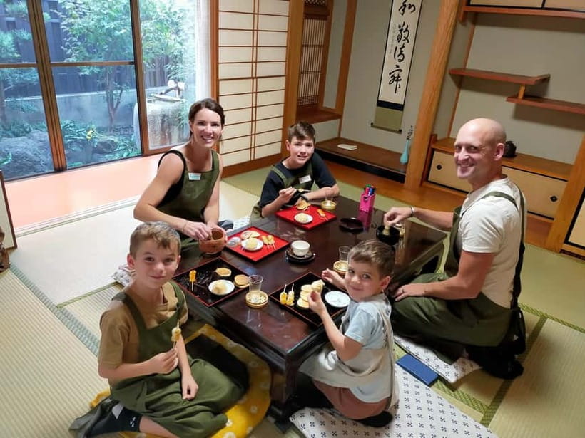 Kyoto: Wagashi (Japanese sweets) Cooking near Fushimiinari - Eating the Sweets in a Washitsu