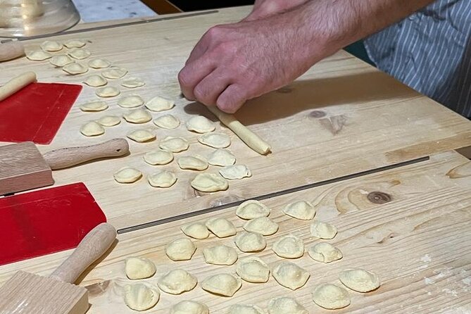 Lecce Hands-on Home Cooking Class: Craft Orecchiette & Savor Wine - Rolling and shaping orecchiette