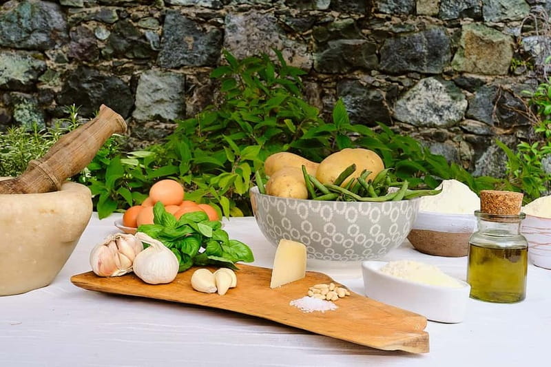 Levanto, Cinque terre: Fresh Pasta and Pesto cooking class - Aperitivo, wine, and lunch on the terrace