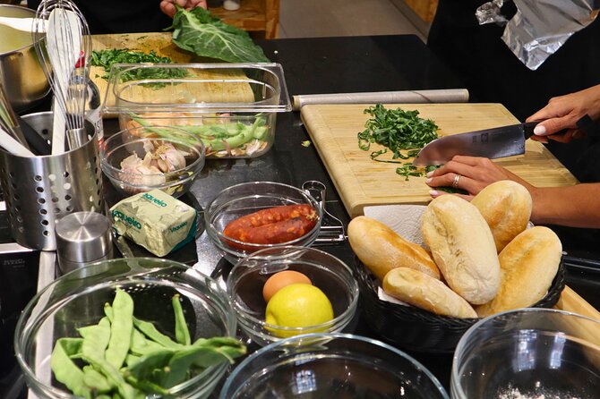Lisbon: Portuguese street food cooking class with Drinks - What you cook at Compadre Cooking School