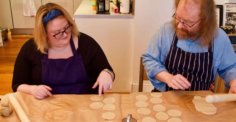 London: Traditional Pork Pie Cookery Class - Building the pastry from JoJo’s recipe